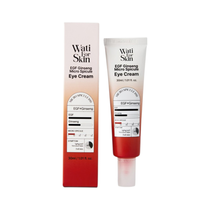 Крем WATI FOR SKIN для шкіри навколо очей EGF Ginseng Micro Spicule із женьшенем 30мл