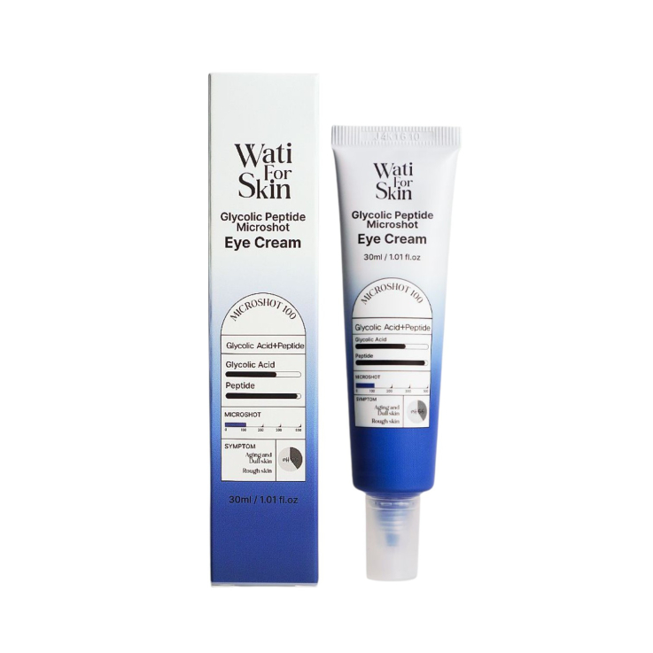 Крем для шкіри навколо очей WATI FOR SKIN Glycolic Peptide Micro Spicule з пептидами 30м