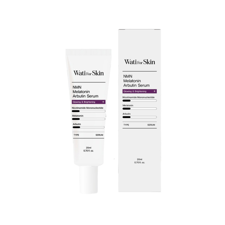 Сыворотка WATI FOR SKIN для лица NMN Melatonin Arbutin Serum с мелатонином и арбутином для омоложения 20мл
