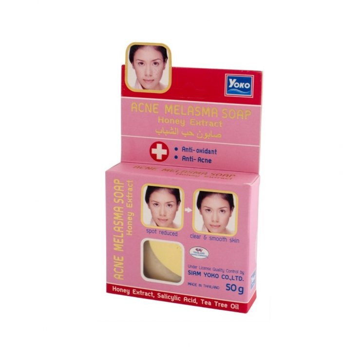 Мыло для лица Yoko Acne Melasma Soap Honey Extract против акне с экстрактом меда