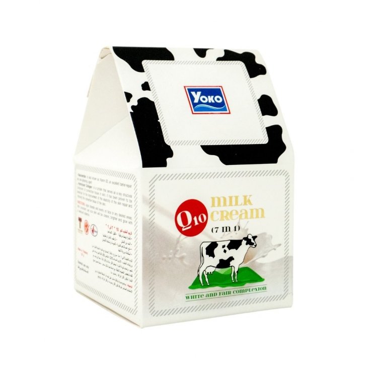 Крем для лица Yoko Milk с протеинами молока и коэнзим Q10