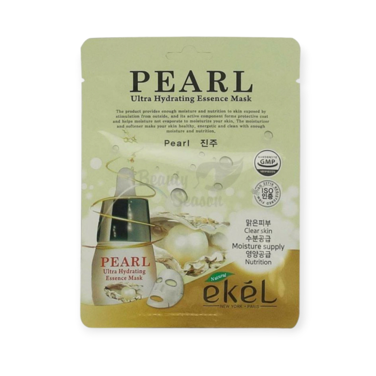 Маска Ekel тканинна для обличчя з екстрактом перлів 25мл