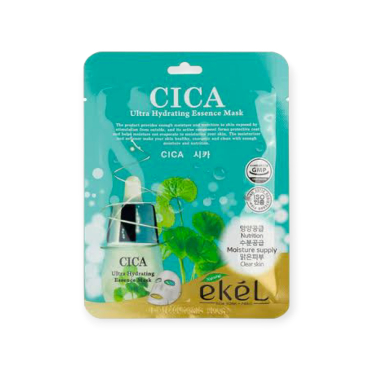Маска Ekel тканевая для лица с экстрактом центелы азиатской