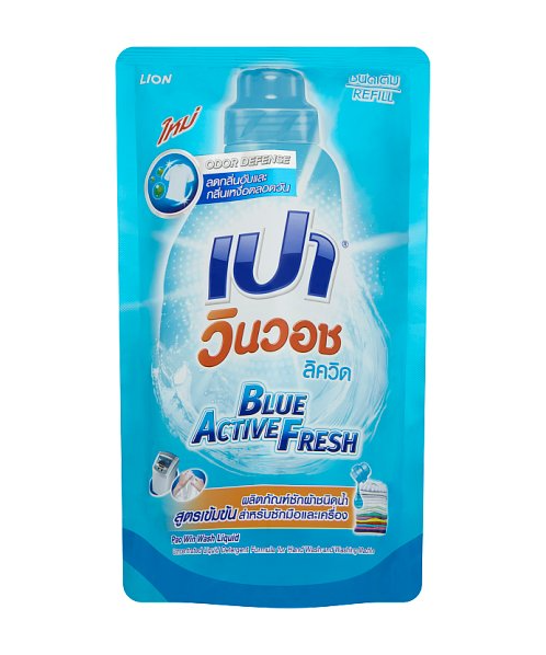 Гель-концентрат для стирки Lion PAO Blue Active Fresh запаска 700мл