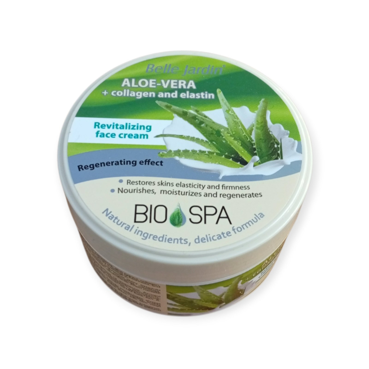 Крем для обличчя Belle Jardin Spa Naturelle відновлюючий та зволожуючий Алое вера + Колаген та Еластін