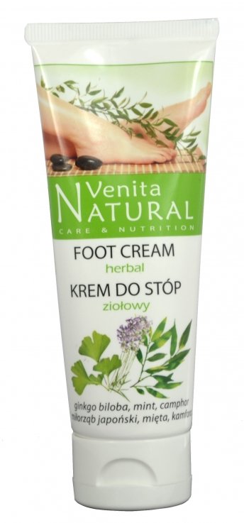 Крем для ног VENITA NATURAL Foot Cream  травяной