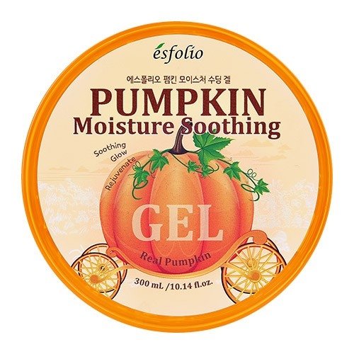 Гель для обличчя та тіла Esfolio Pumpkin moisture soothing gel з екстрактом гарбуза