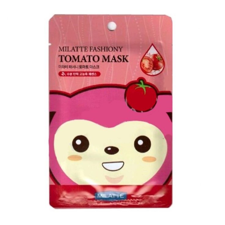 Маска тканевая для лица Milatte Fashiony Tomato Mask с экстрактом томата