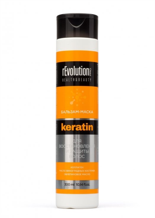 Бальзам-маска rEvolution PRO для відновлення та захисту волосся з кератином
