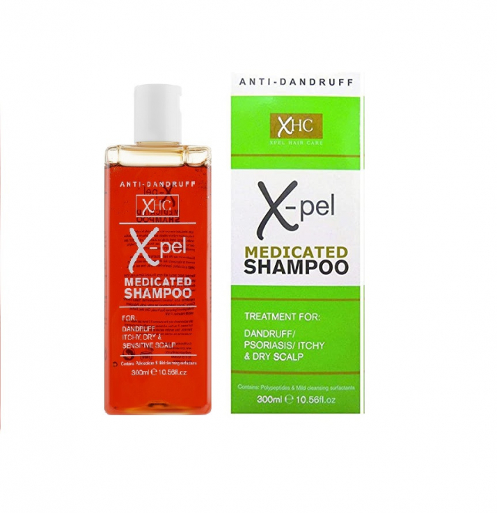 Шампунь Xpel Medicaled shampoo против перхоти, псориаза и зуда 300мл