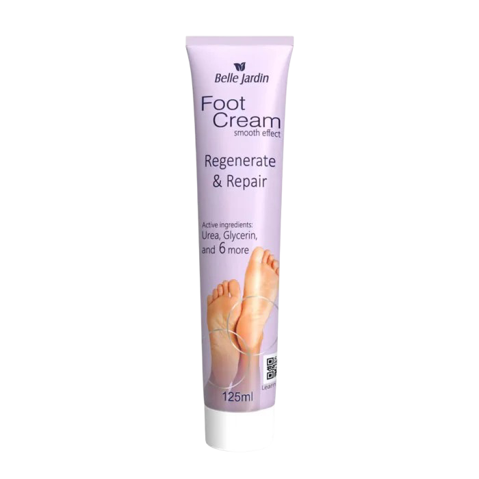 Крем для ніг та п'ят Belle Jardin Foot Cream Regenerate з сечовиною та гліцерином, 125 мл