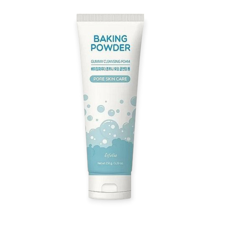 Пена Esfolio для умывания лица с содой Baking Powder Gummy Cleansing Foam