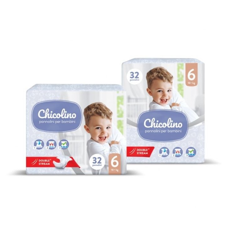 Подгузники детские Chicolino Middle 6 (16+ кг) 32шт