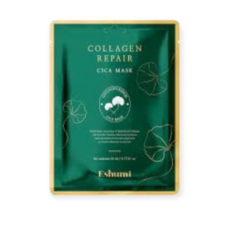 Маска тканевая Eshumi для лица Collagen Repair Cica с коллагеном и центелой