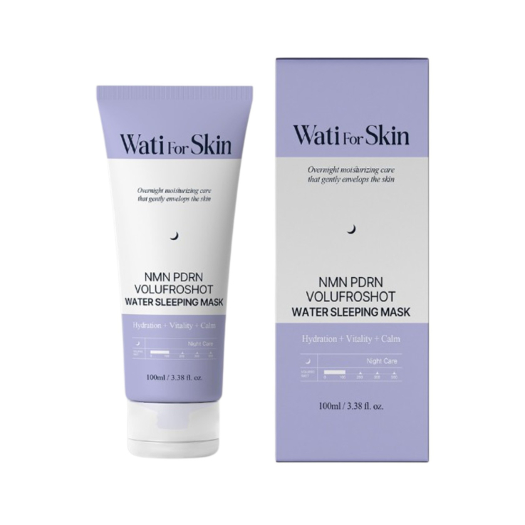 Маска нічна WATI FOR SKIN для обличчя NMN PDRN Volufroshot Water Sleeping Mask з вольфіліном для ліфтингу 100мл