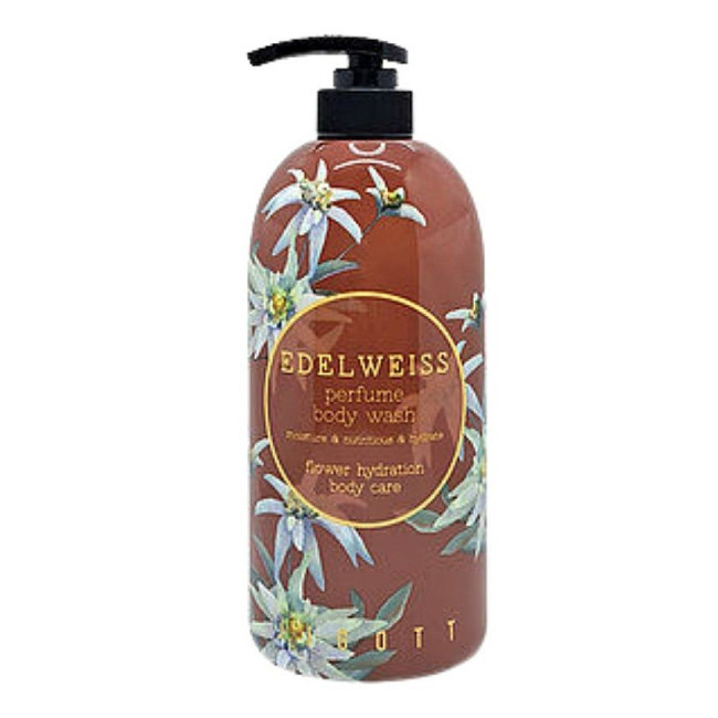 Парфумований гель JIGOTT для душу Edelweiss Perfume з ароматом едельвейсу 750мл