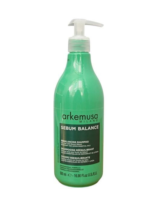 Шампунь ARKEMUSA SEBUM BALANCE себорегулюючий для глибокого очищення жирної шкіри голови