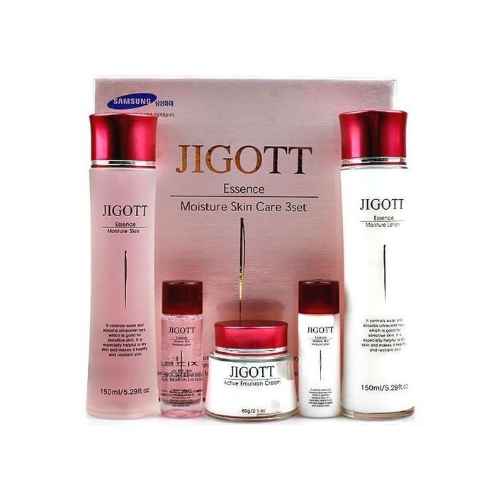 Набор косметический Jigott MOISTURE SKIN CARE 3SET для увлажнения кожи лица