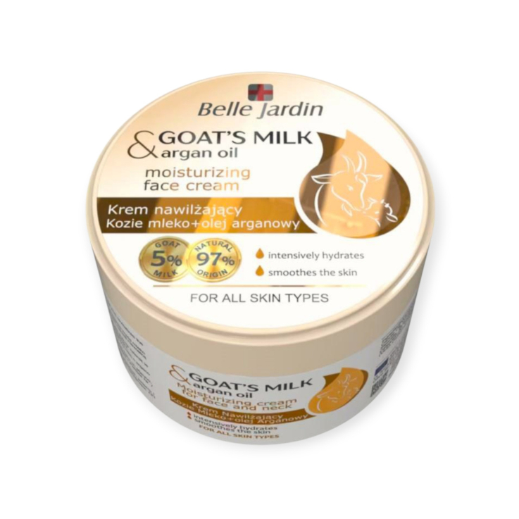 Увлажняющий крем для лица Belle Jardin Goat’s milk cream Козье молоко и Аргановое масло