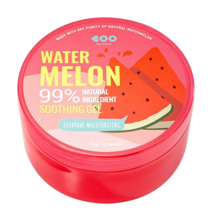 Универсальный гель Dearboo watermelon soothing gel 99% с экстрактом арбуза