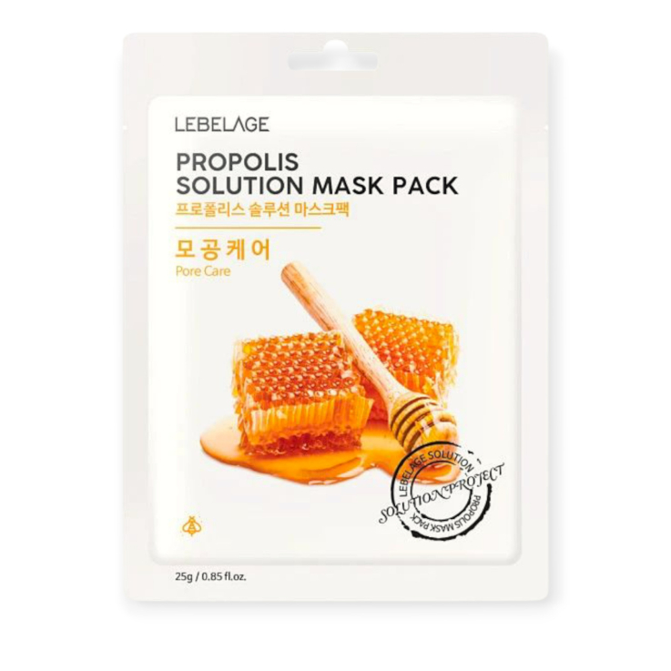 Тканевая маска для лица Lebelage Propolis Solution Mask