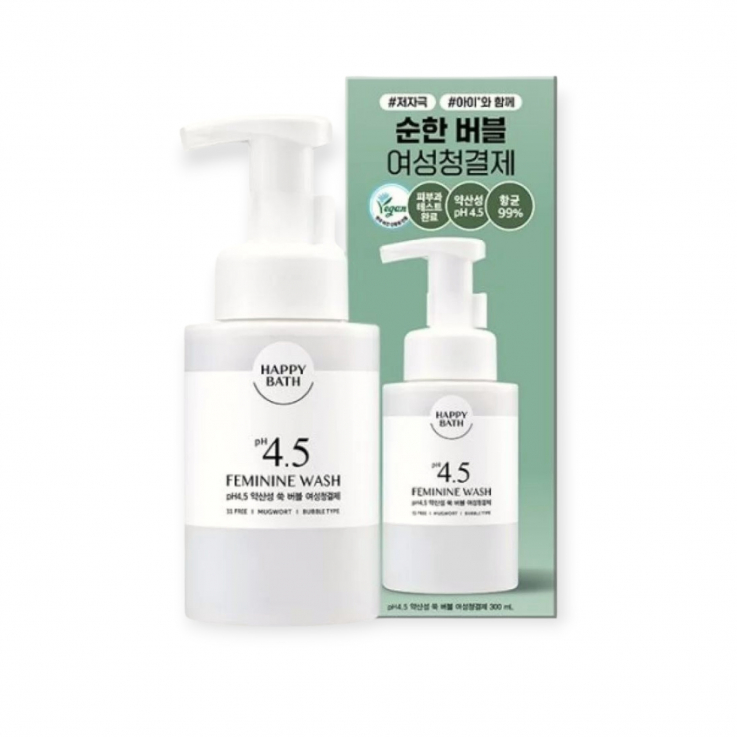 Happy Bath Гель д/інтим. гіг. pH 4.5 Mildly Acidic Mugwort з екст. полину 250г