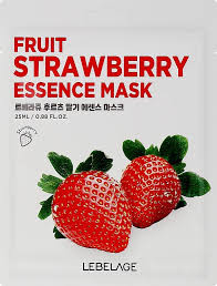 Маска тканинна LEBELAGE для обличчя Fruit Strawberry