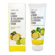 Піна LEBELAGE для вмивання обличчя Fruit Lemon & Calamansi 100мл