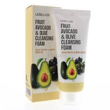 Піна LEBELAGE для вмивання обличчя Fruit Avocado & Olive 100мл