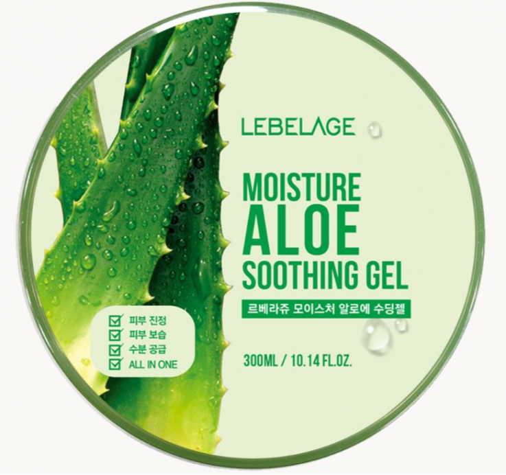 Універсальний гель LEBELAGE Moisture Aloe з алое вера 300мл
