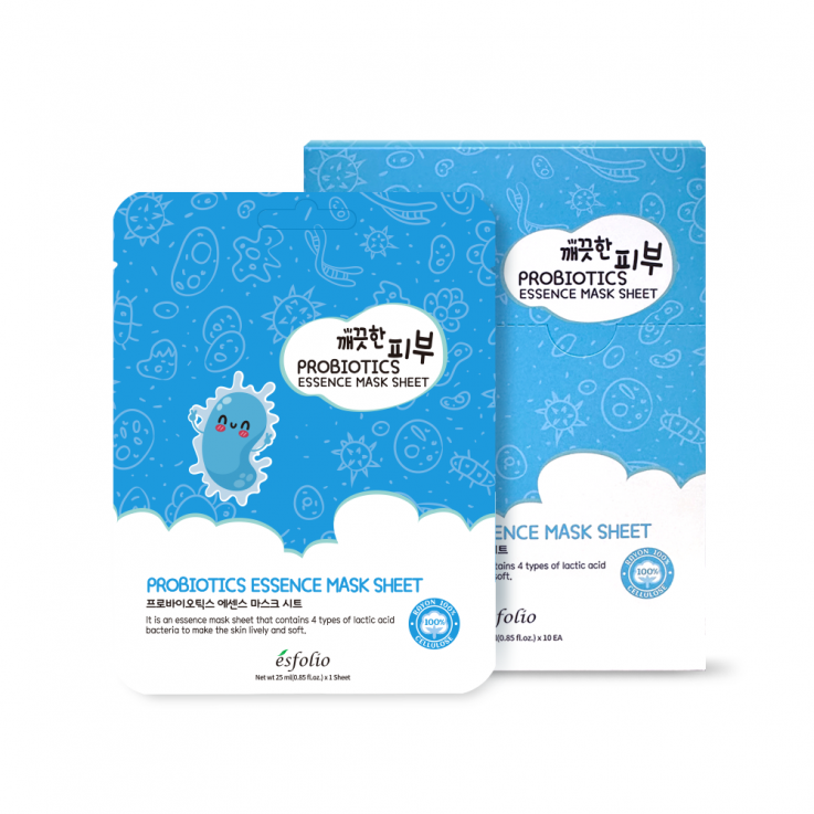 Маска Esfolio Pure Skin тканевая для лица с пробиотиками 25мл