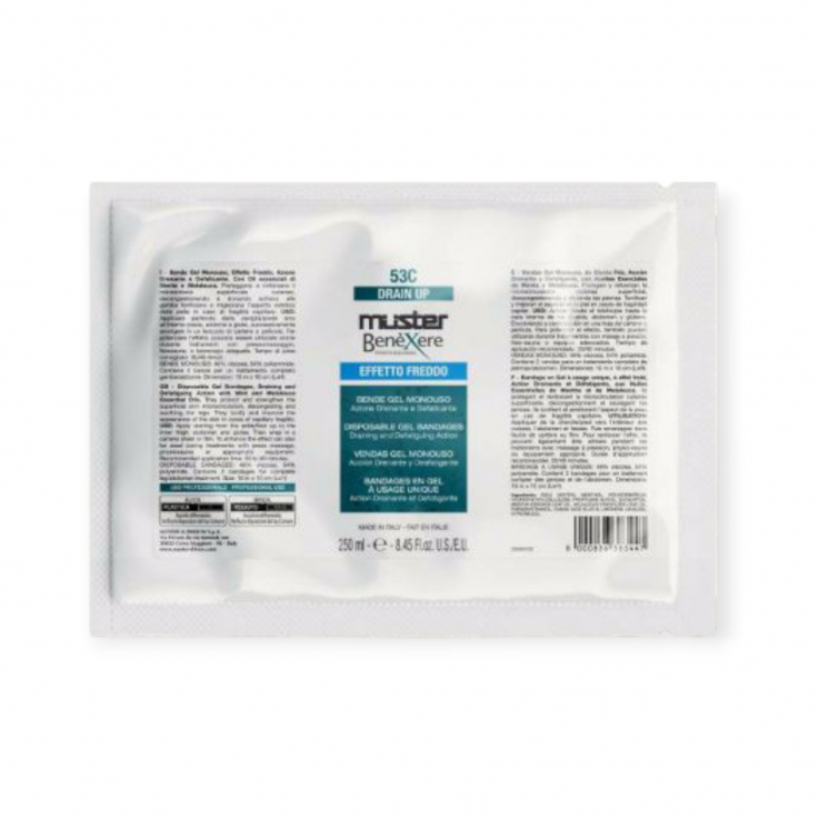 Бандажное охлаждающее обертывание Muster Benexere 53C для тела с дренажным действием 250мл