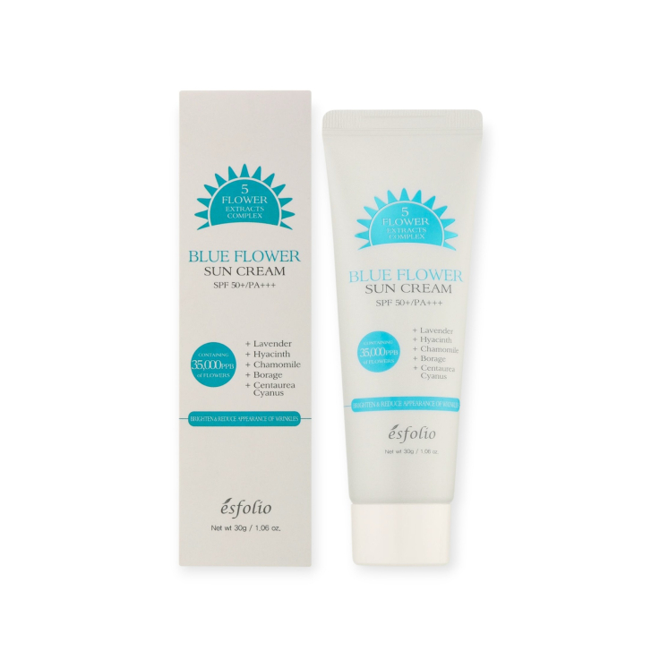 Солнцезащитный крем Esfolio с экстрактом синих цветов 30г