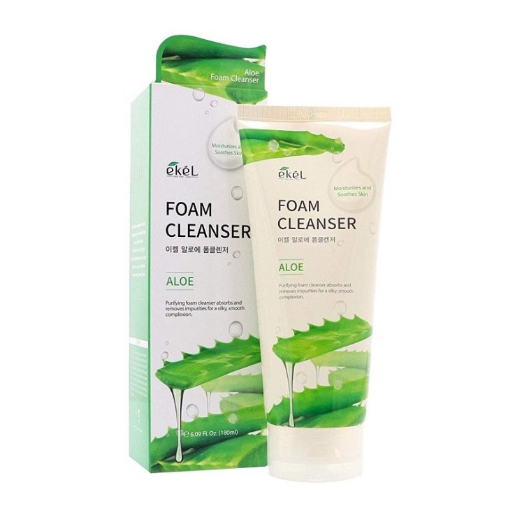 Пенка очищающая для лица Ekel Aloe Foam Cleanser с алоэ