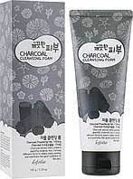 Пена для лица Esfolio Pure Skin Charcoal Cleansing Foam древесный уголь