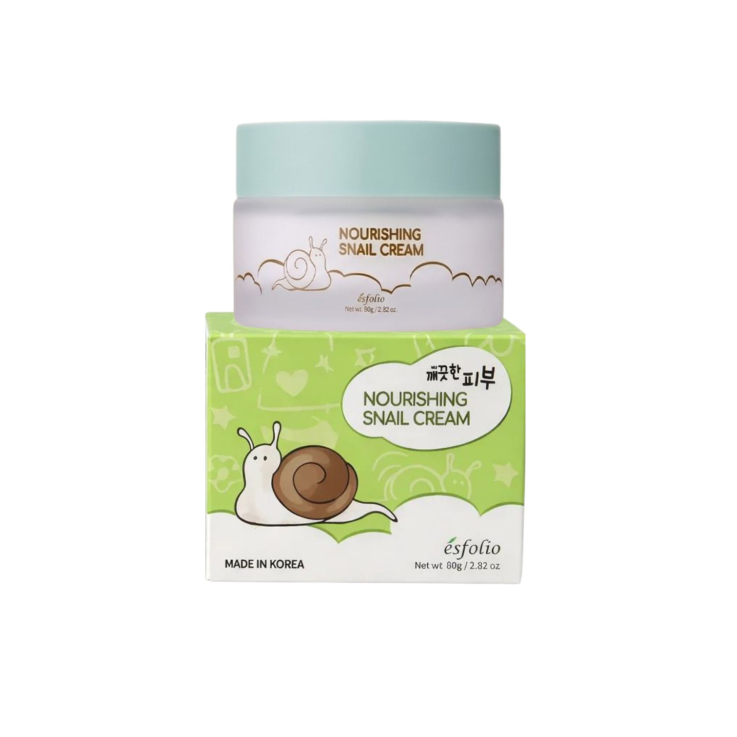 Питательный крем Esfolio Pure Skin для лица с муцином улитка 80мл