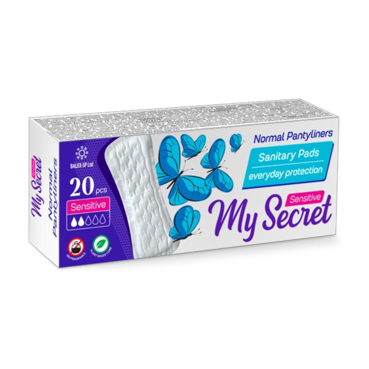 Ежедневные гигиенические прокладки My Secret Sensitive (20шт)