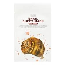 Маска тканевая Tenzero для лица Snail с муцином улитки