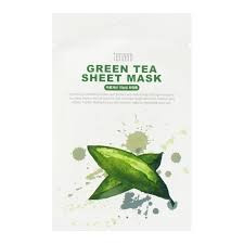 Маска тканевая Tenzero для лица Grеen Tea с зеленым чаем