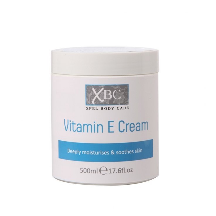 Крем для тела XBC Vitamin E Cream успокаивающий с витамином Е 500мл