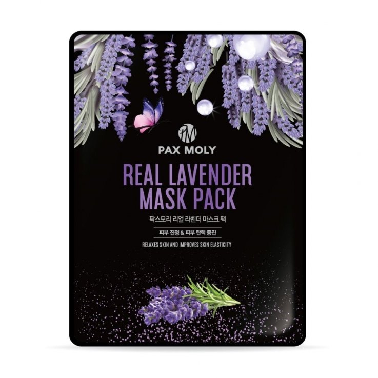 Маска тканевая Pax Moly Real Lavender с экстрактом лаванды