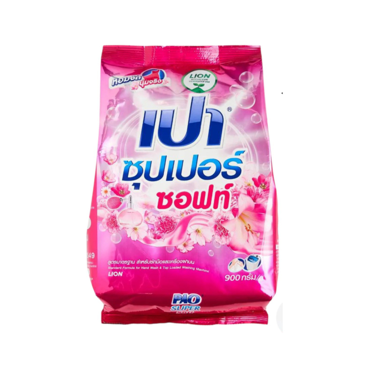 Порошок LION PAO для стирки Nano Tech Soft смягчающий 900г