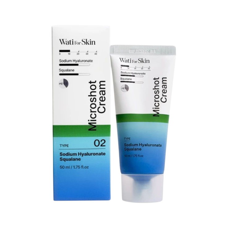 Крем WATI FOR SKIN для обличчя Hyaluronic Squalane з мікроспікулами 50мл