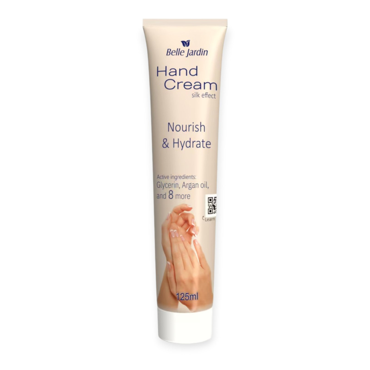 Крем Belle Jardin для рук Hand Cream Nourish Hydrate з гліцерином та аргановим маслом, 125 мл