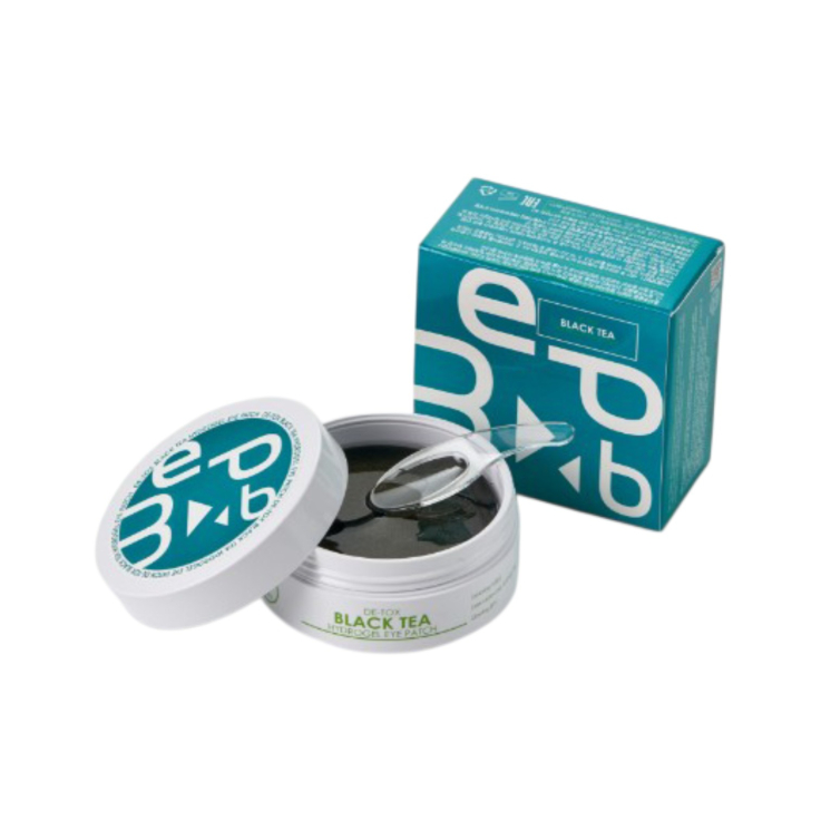 Патчи косметические гидрогелевые MED B De-tox Black Tea с экстрактом черного чая 90г , 60 шт