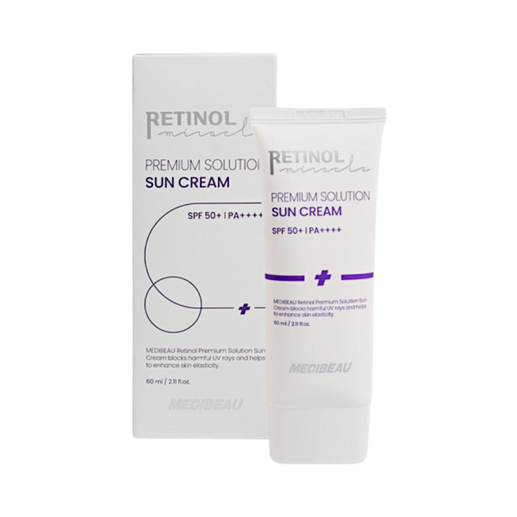Солнцезащитный крем Juno MEDIBEAU для лица Retinol Premium Solution с ретинолом 60мл