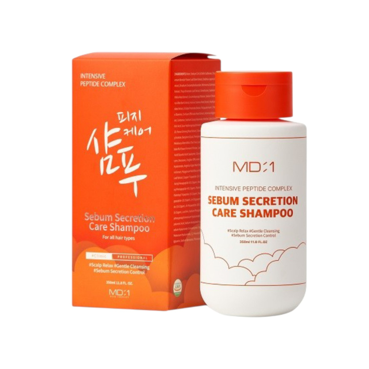 Шампунь MD:1 для волос Intensive Peptide Complex Sebum Secretion Care против перхоти 350мл
