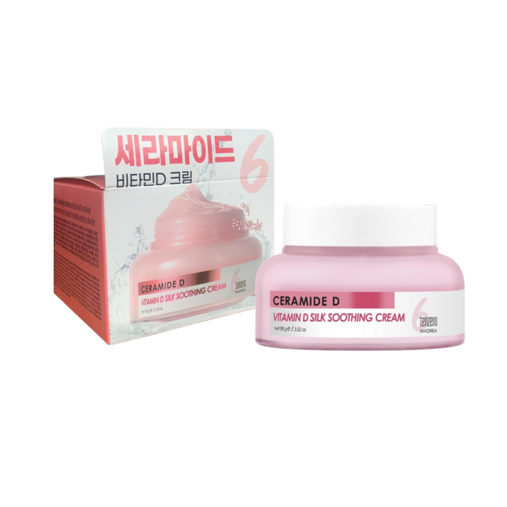 Крем для лица Tenzero Ceramide Vitamin D Silk Soothing Cream 100г