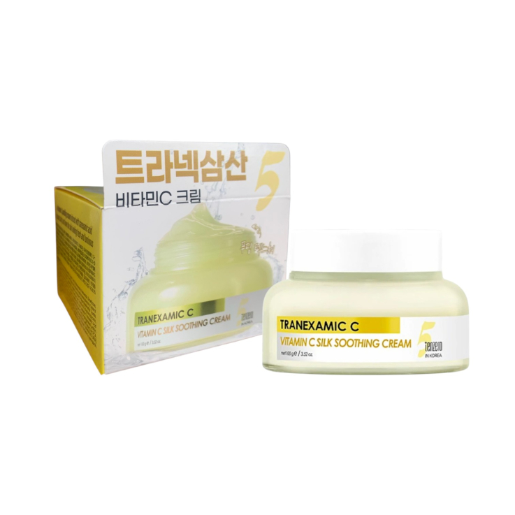 Крем для лица Tenzero Tranexamic Acid Vitamin C Silk Soothing Cream 100г