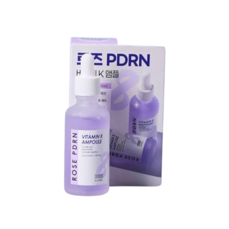 Сыроватка ампульная для лица Tenzero Rose PDRN Vitamin K Ampoule 50мл